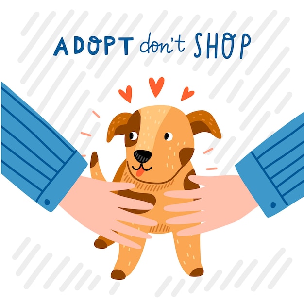 Adopt a pet concept