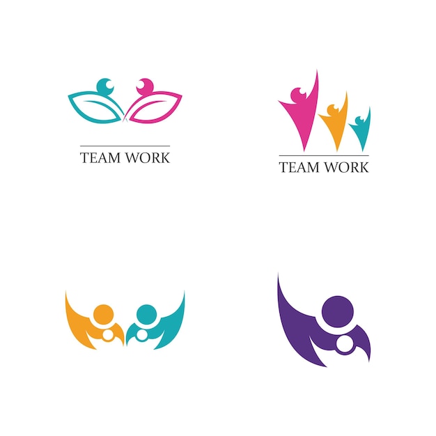 Adoptie en community-care Logo-sjabloon