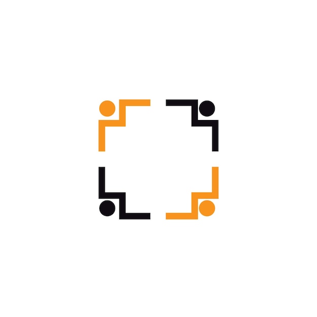 Adoptie en gemeenschapszorg Logo sjabloon vector pictogram