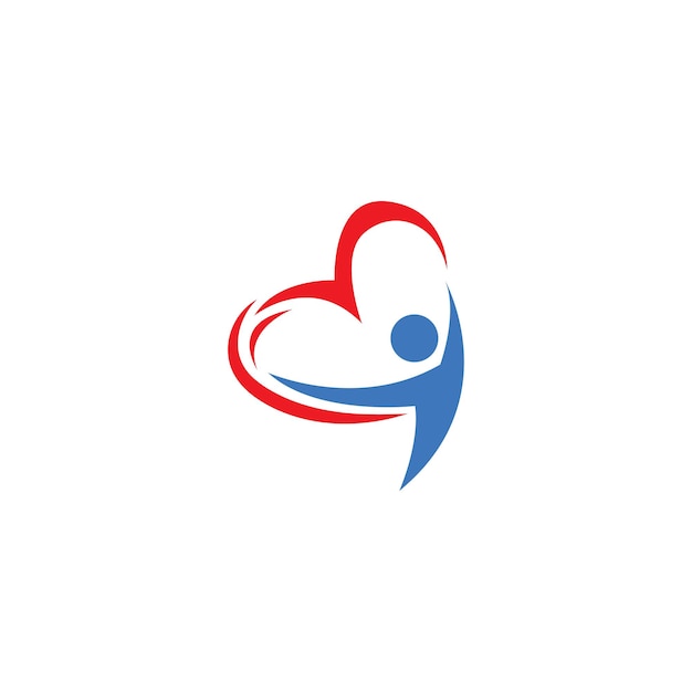 Adoption and community care Logo template illustration
