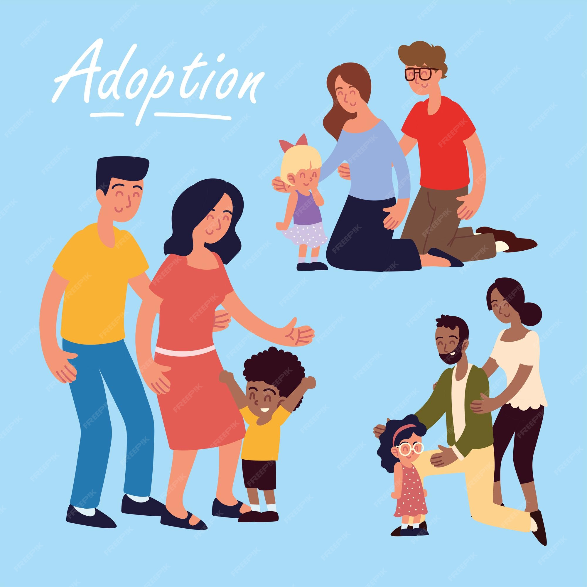 adoptive family clipart image