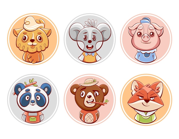 adorable animal art avatar baby background bear card cartoon character child children co