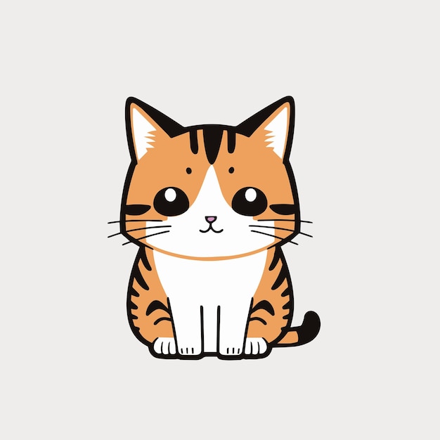 可愛い猫のイラスト