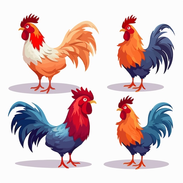 Adorable cockerel illustrations that will delight both children and adults