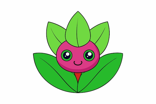 adorable kawaii plant design for crafts