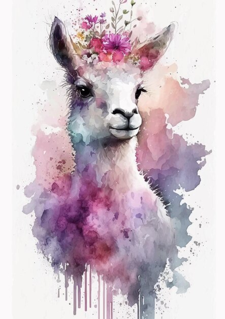 Adorable llama design for any room