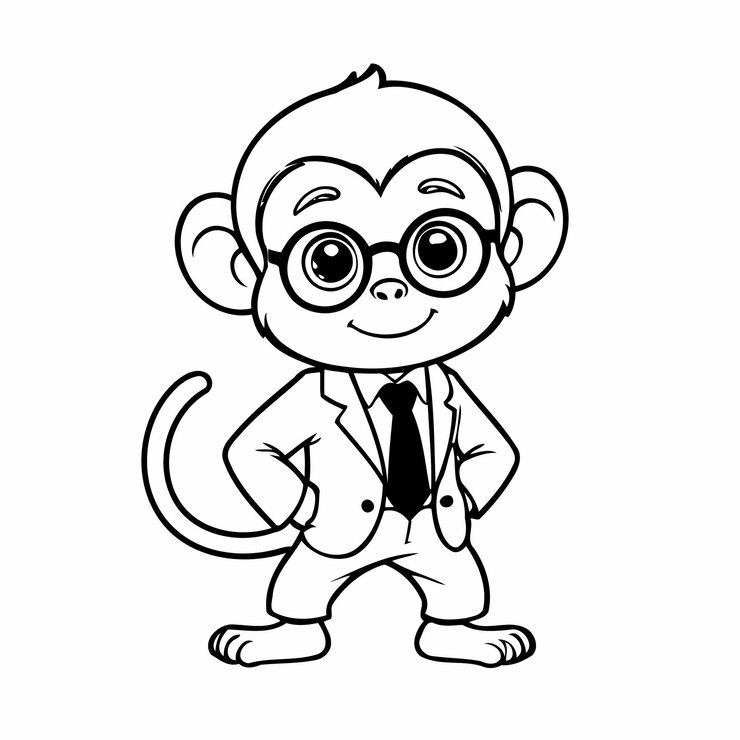 幼児向けの可愛い猿の絵本