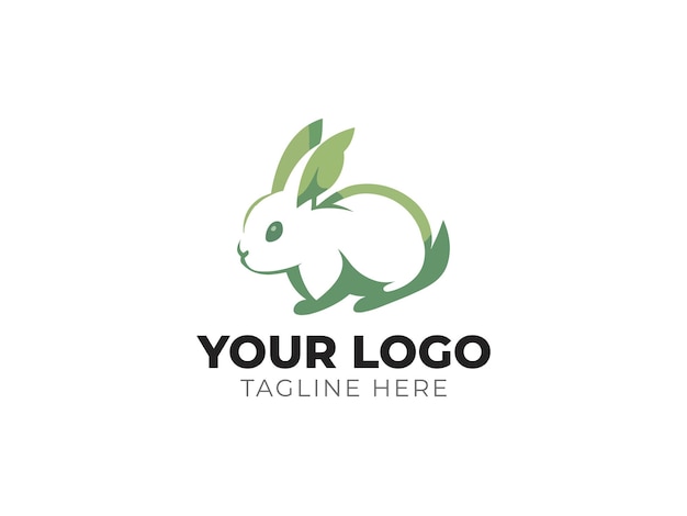 Adorable Rabbit Logo Vector Design