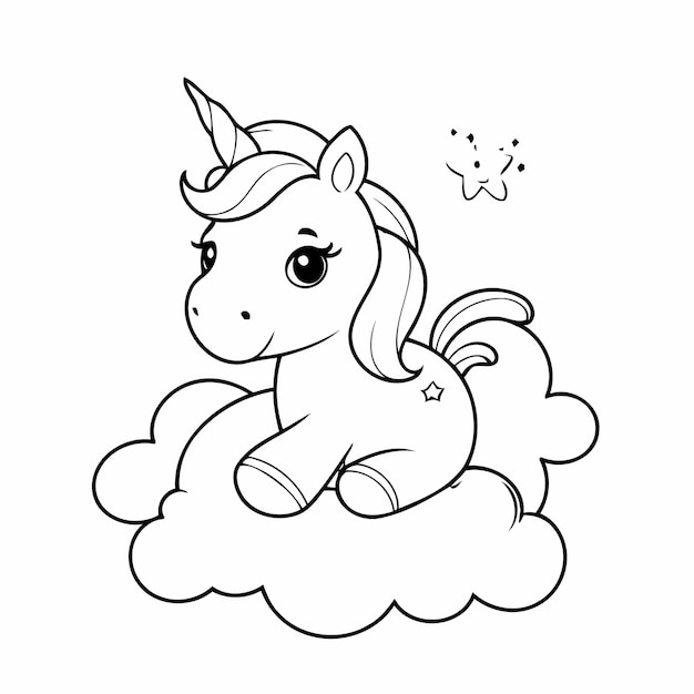 Adorable Unicorn for toddlers