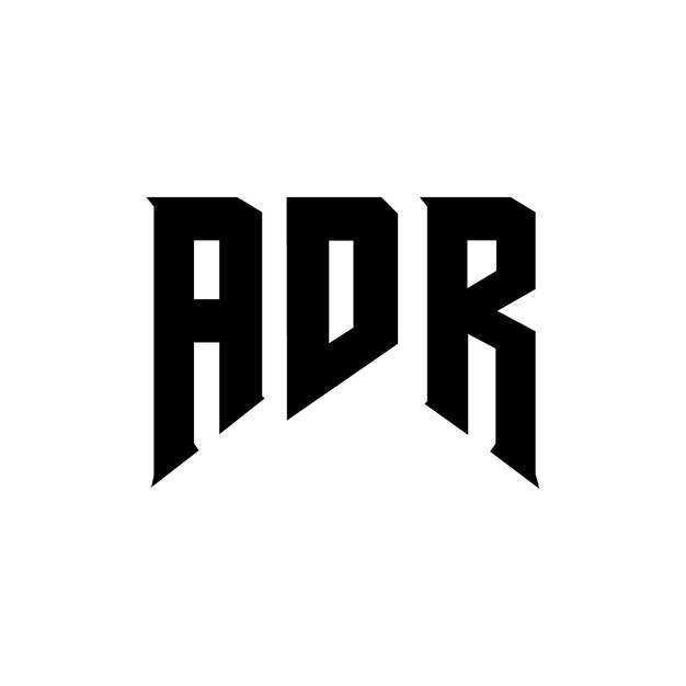 ADR letter logo ontwerp voor technologiebedrijf ADR logo ontwerp zwarte en witte kleurencombinatie ADR logo ADR vector ADR ontwerp ADR icoon ADR alfabet ADR typografie logo ontwerp
