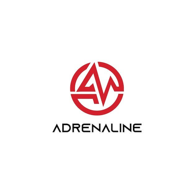 Adrenaline-logo - laatste een logo-vector