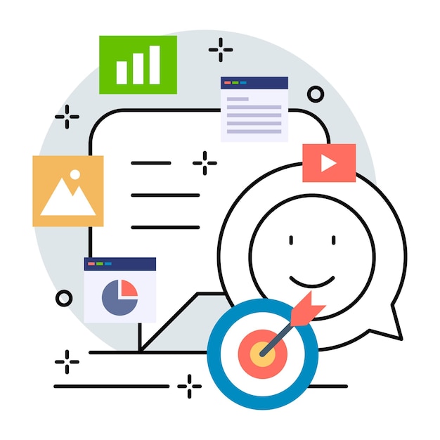ads icon design in four variation color