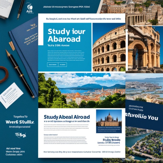 Ads for study abroad template