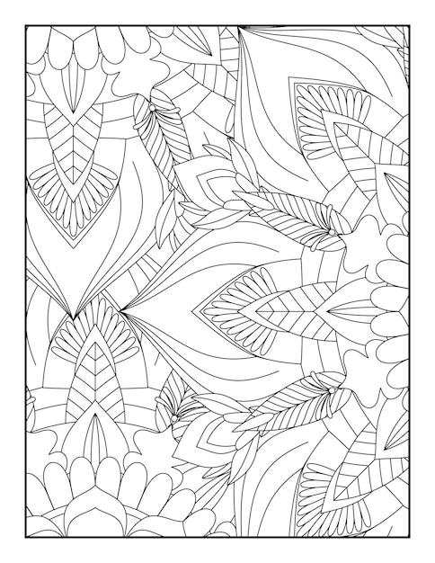 Adult Coloring Book Pages Floral Coloring Book Floral Coloring Page Coloring Pages Coloring Book