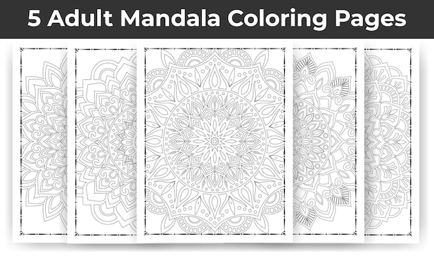 Adult Mandala Coloring Page Bundle KDP Interior.
Mandala Coloring Page Bundle. Adult Coloring page.