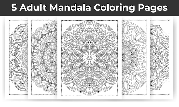 Adult Mandala Coloring Page Bundle KDP Interior.
Mandala Coloring Page Bundle. Adult Coloring page.