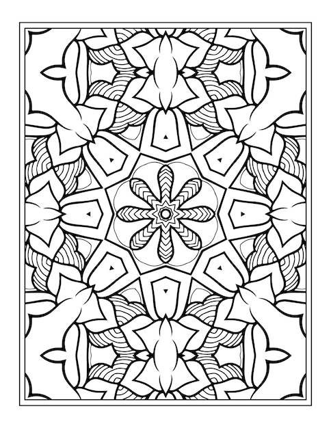 Adult Mandala Coloring Page