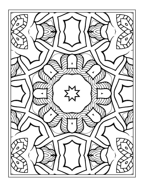 Adult Mandala Coloring Page