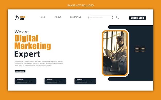 advanced business landing page design