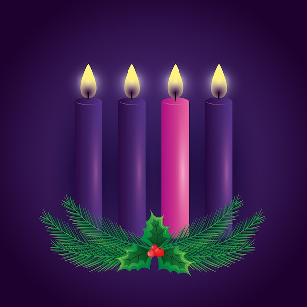 Advent candles