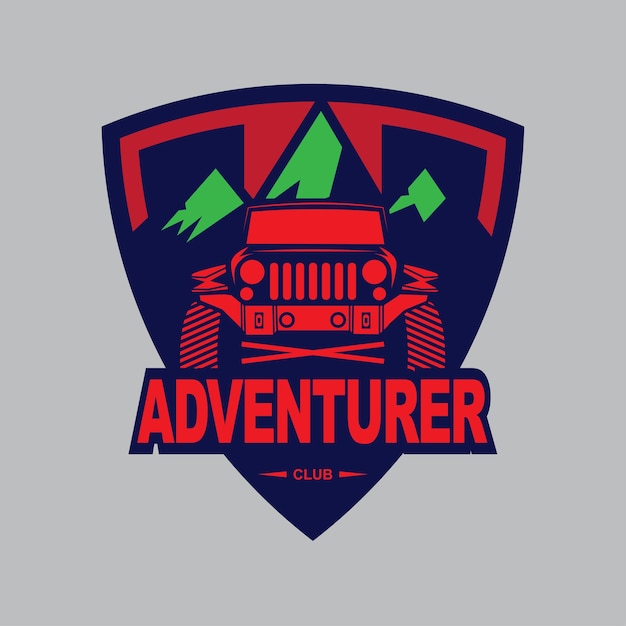 Adventure car design template