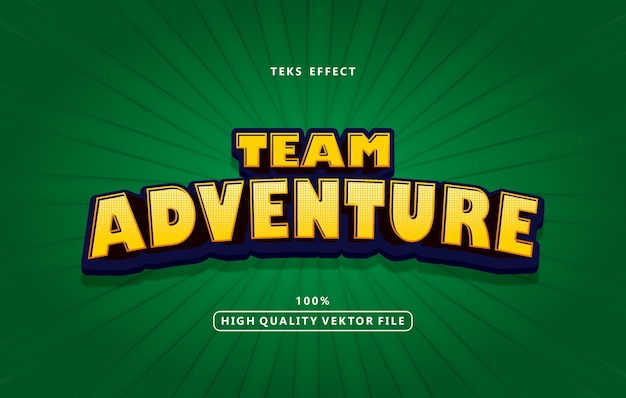 Adventure Design Teks-effect