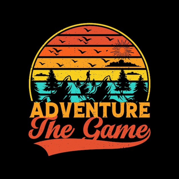 Adventure The Game 티셔츠 디자인