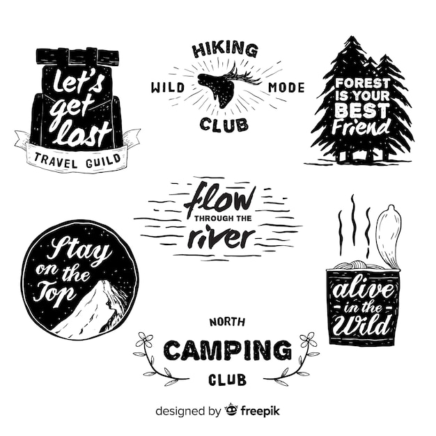 Adventure logo collection