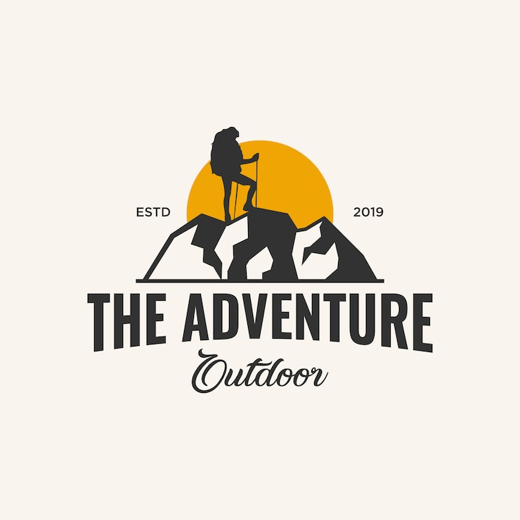 Vector adventure logo design inspiration, 