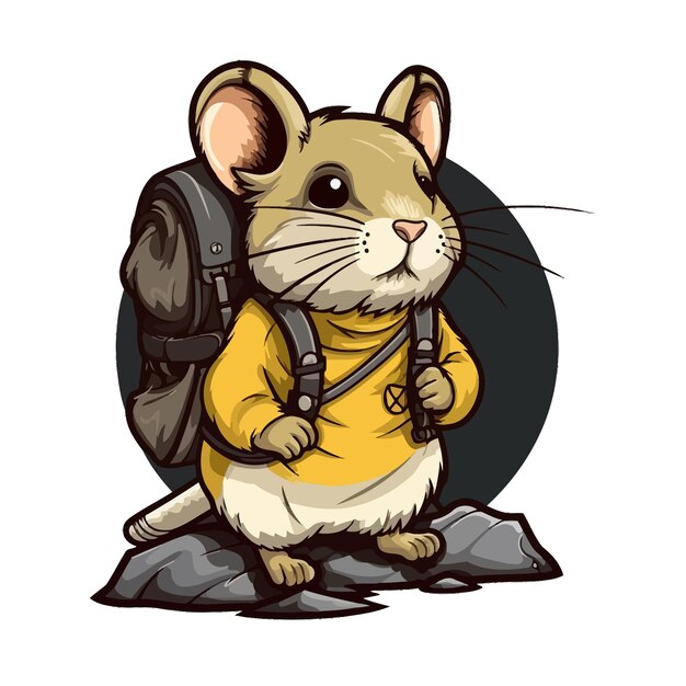 Vector adventure mouse