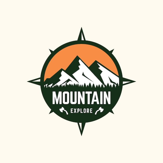 Vector adventure and outdoor logo template