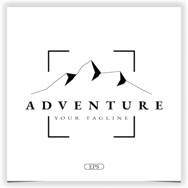 Adventure photographer logo premium elegant template vector eps 10