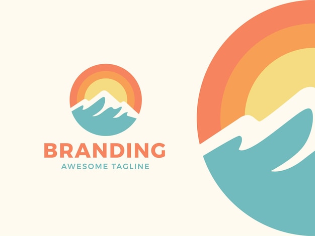 Adventure Professional Logo design template for Company