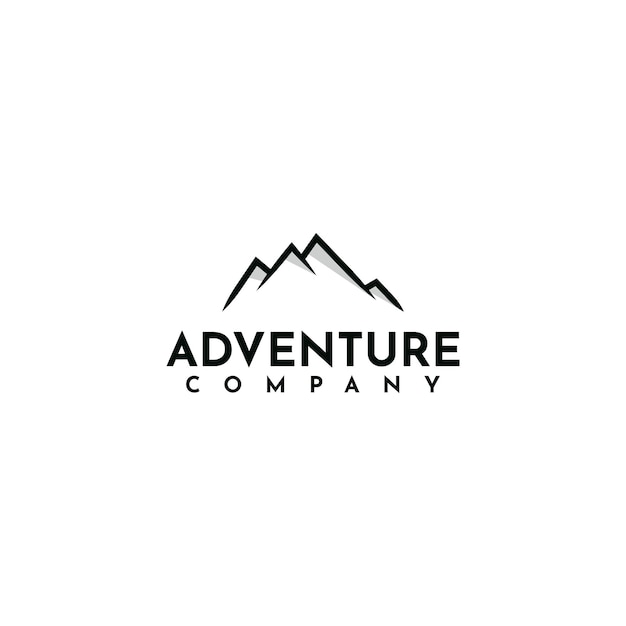 Adventure simple flat logo design