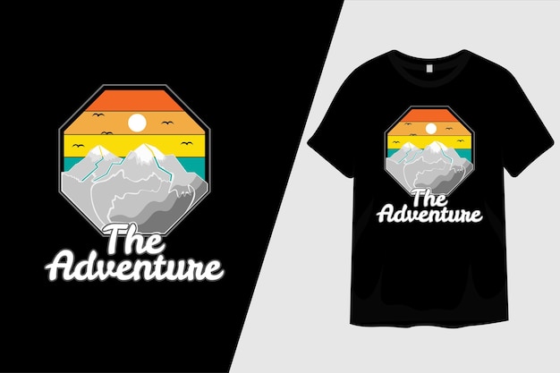 The Adventure T Shirt Design