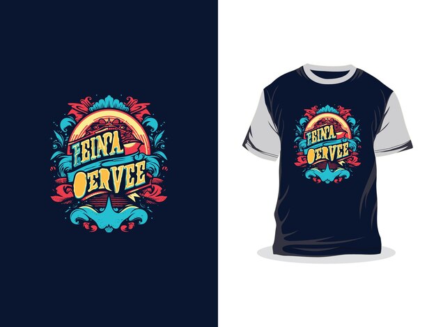 adventure tee typography t shirt design vector