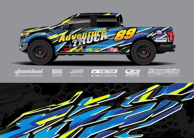 Adventure truck livery illustration