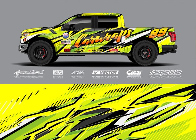 Adventure truck livery illustration