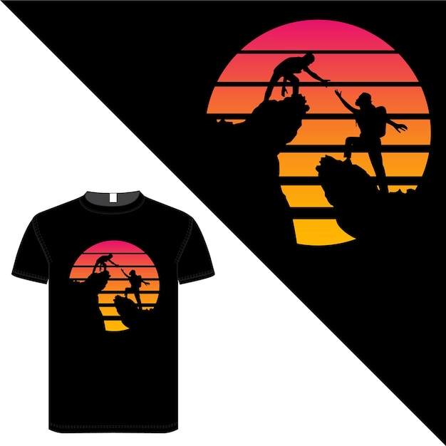 Adventure, unique and trendy T-shirt design