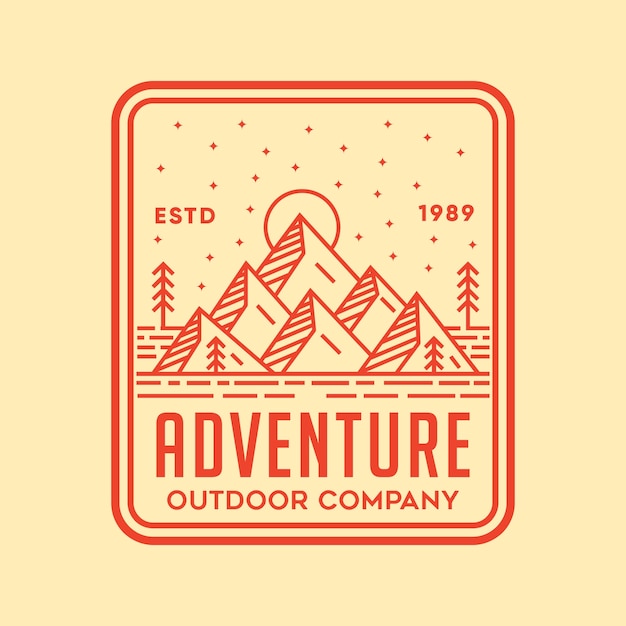  adventure vector logo illustration