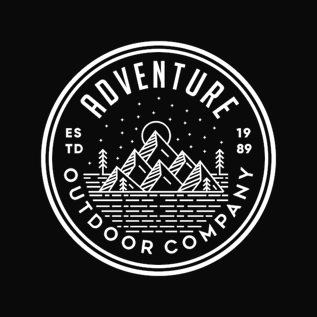  adventure vector logo illustration