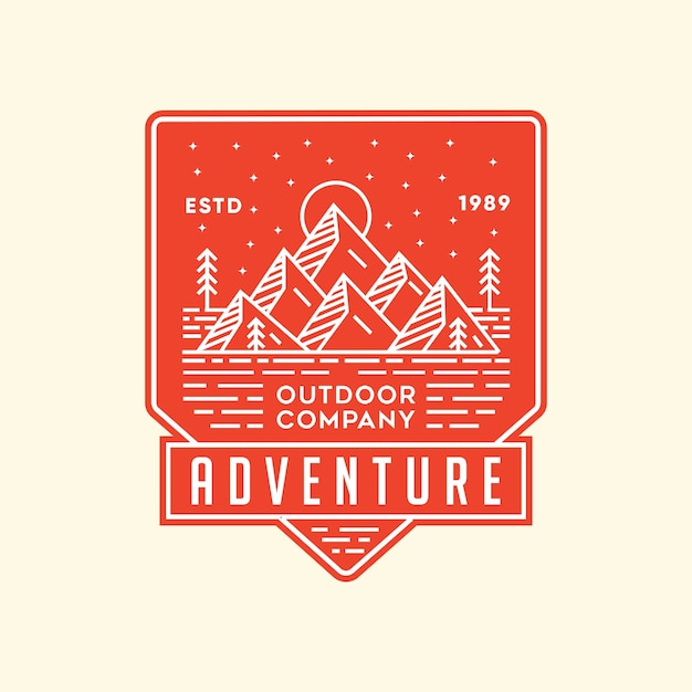  adventure vector logo illustration