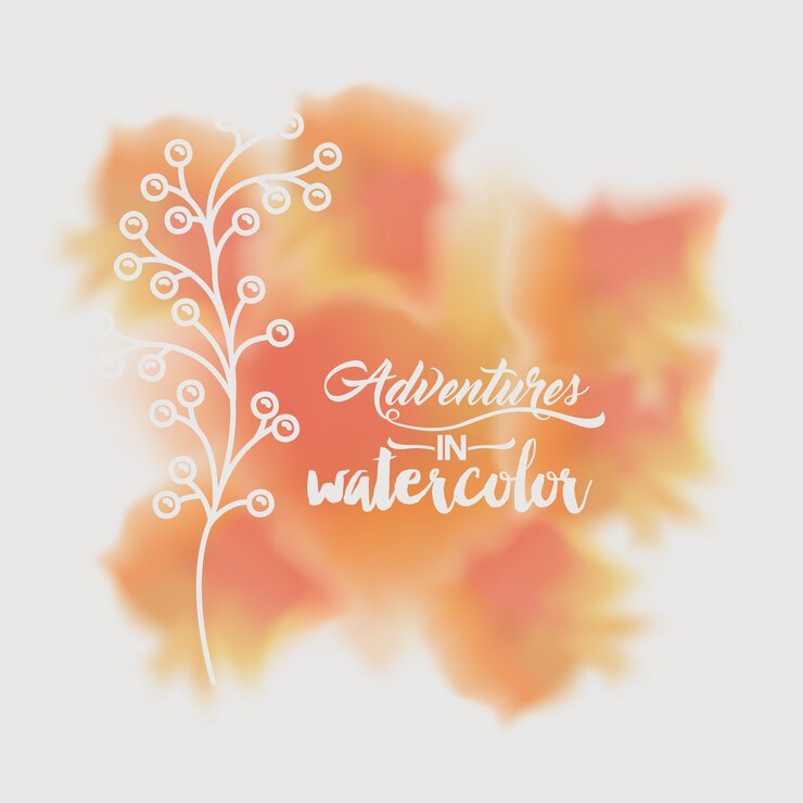 वेक्टर adventures in water color design