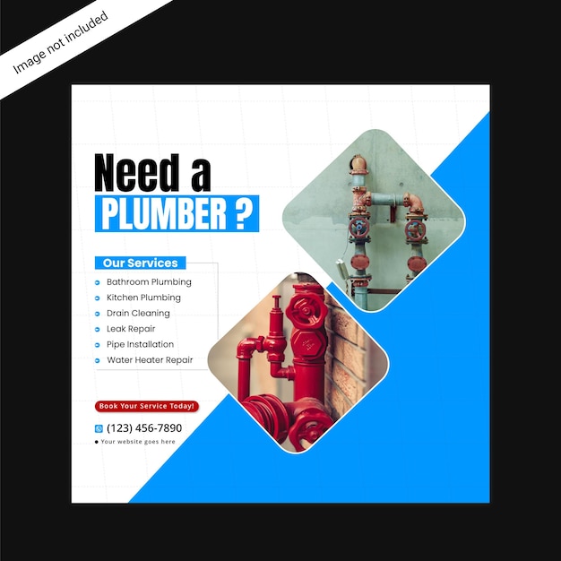 Advertenties voor loodgietersdiensten