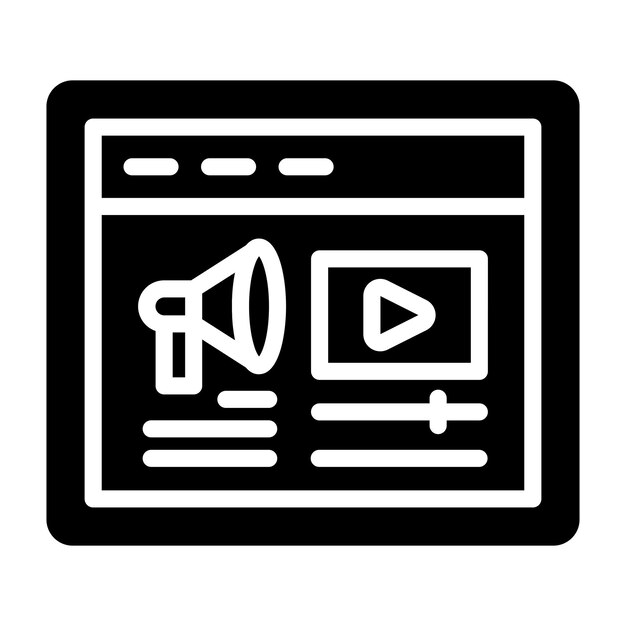 Advertising Campaign Icon Style