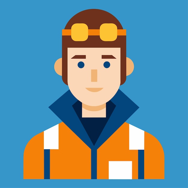 Advertising Executive Vector Character Illustration in Flat Style