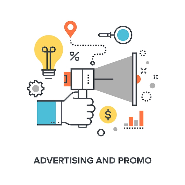 Vector advertising and promo