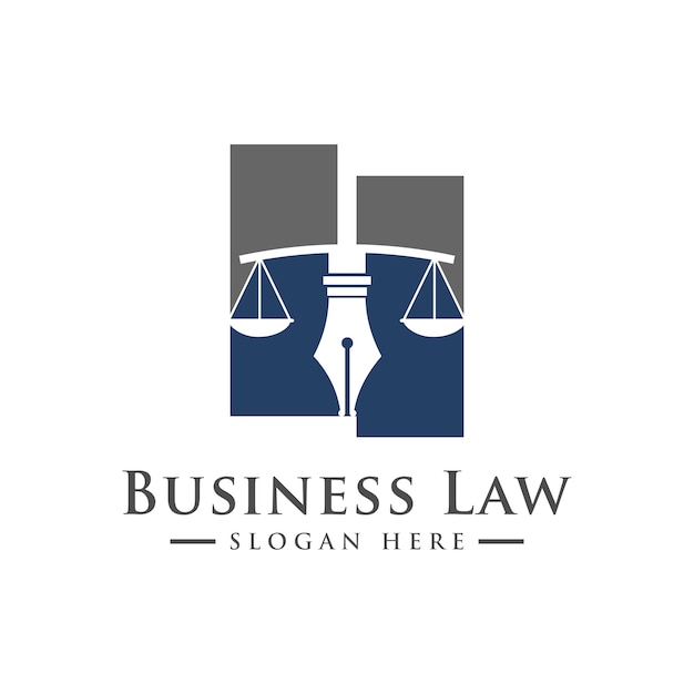 Advocatenkantoor, Advocaten, Luxe vintage crest-logo