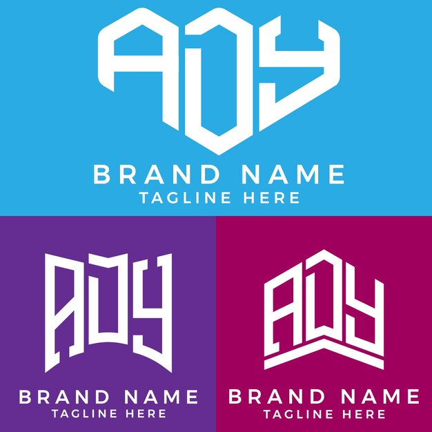 ADY letter logo. ADY best vector image. ADY Monogram logo design for entrepreneur and business.