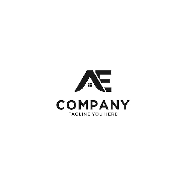 AE construction property real estate Logo designs icon